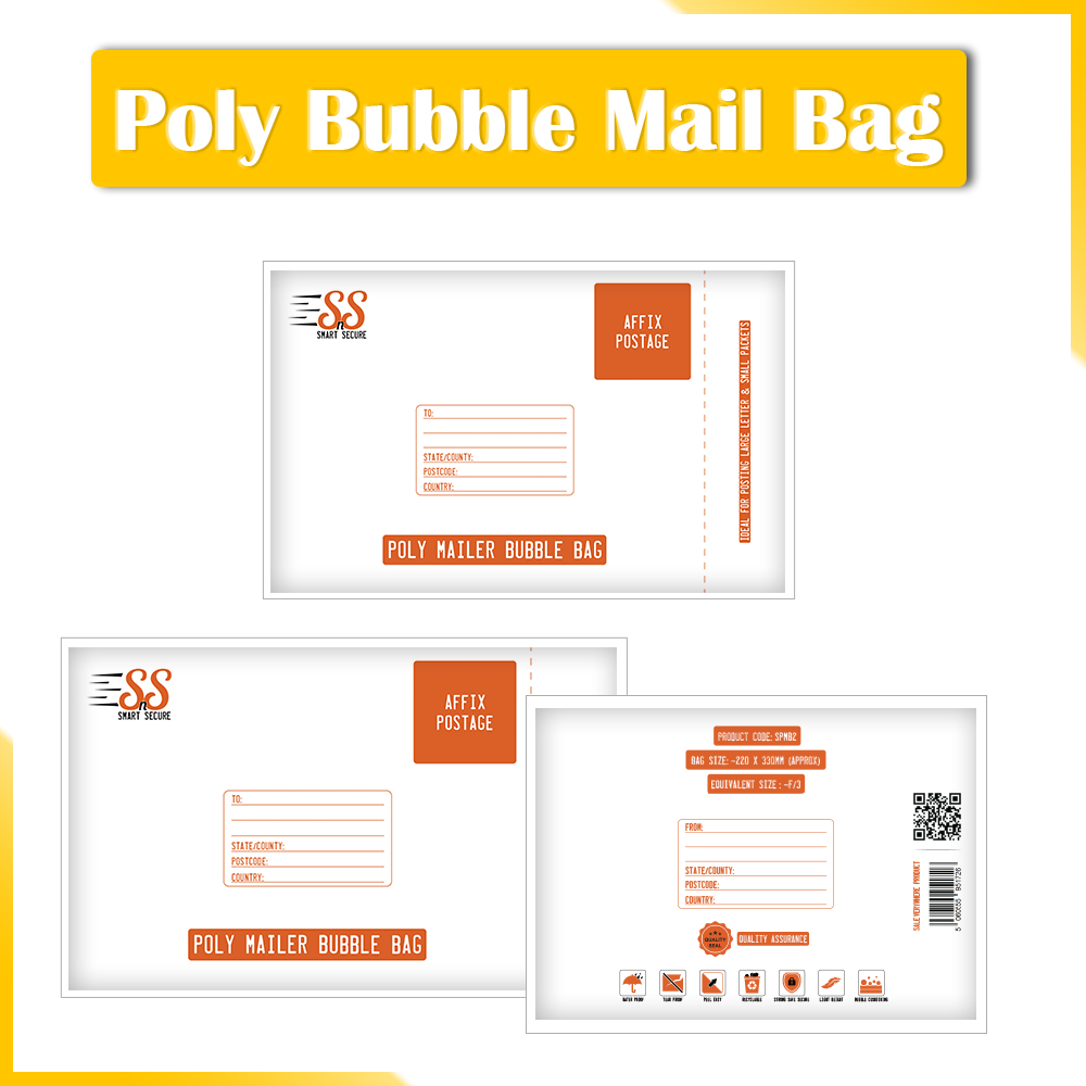 Poly Bubble Mail Bags